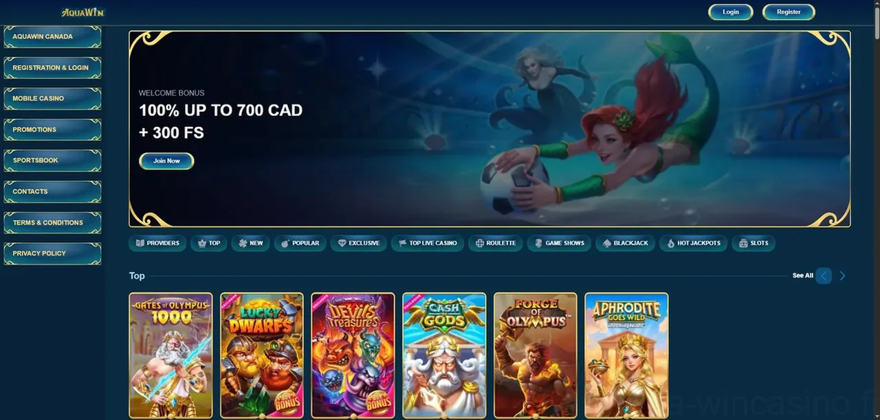 Aquawin Casino Casino